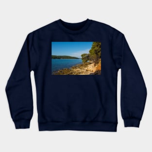 Medulin Coast in Istria, Croatia Crewneck Sweatshirt